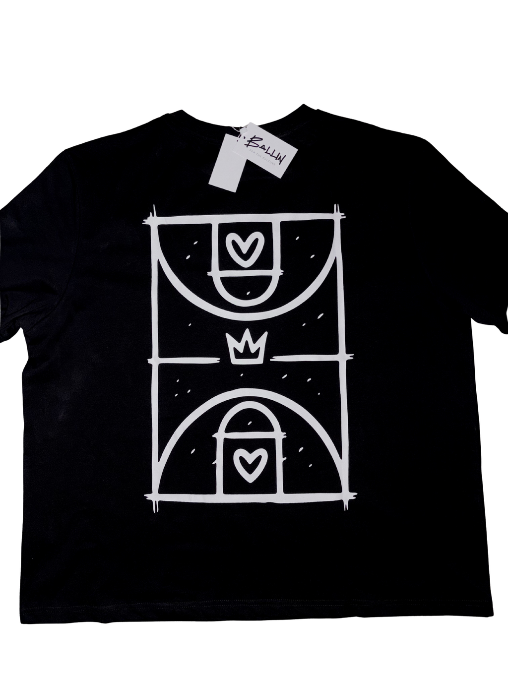 PREMIUM Black Court T- Shirt