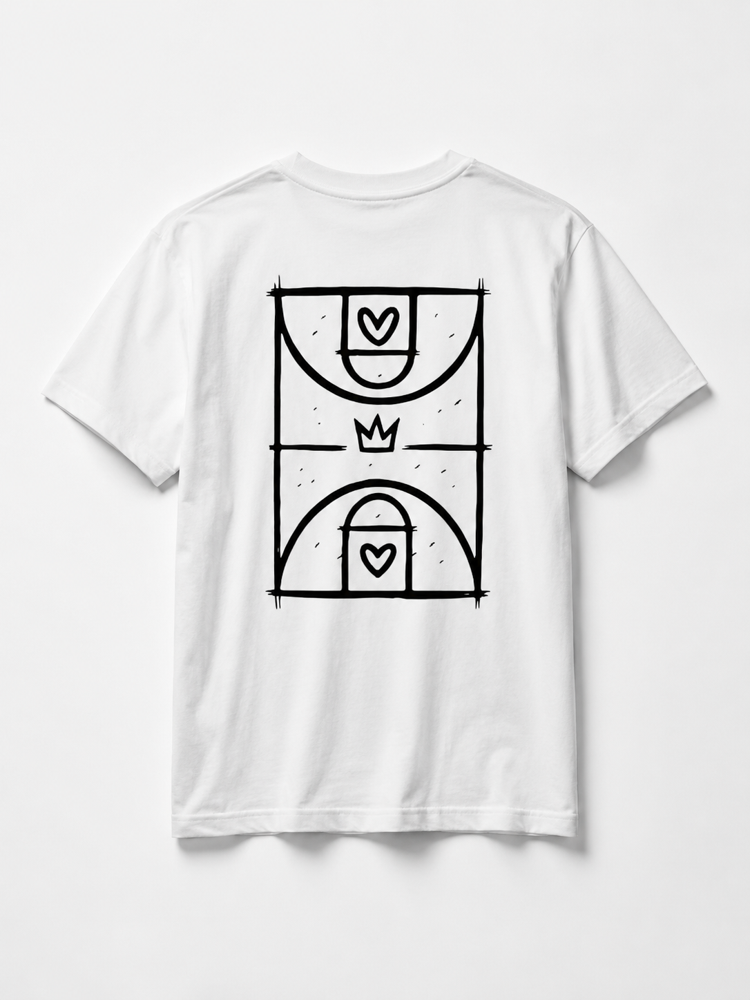 PREMIUM White Court T-Shirt