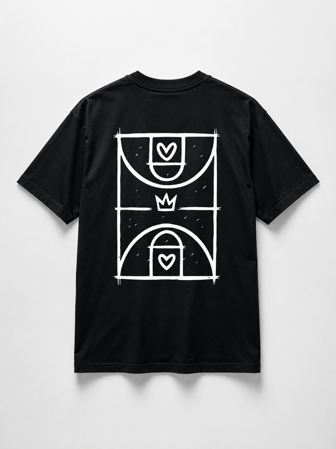 PREMIUM Black Court T- Shirt