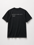 PREMIUM Black quote T- Shirt