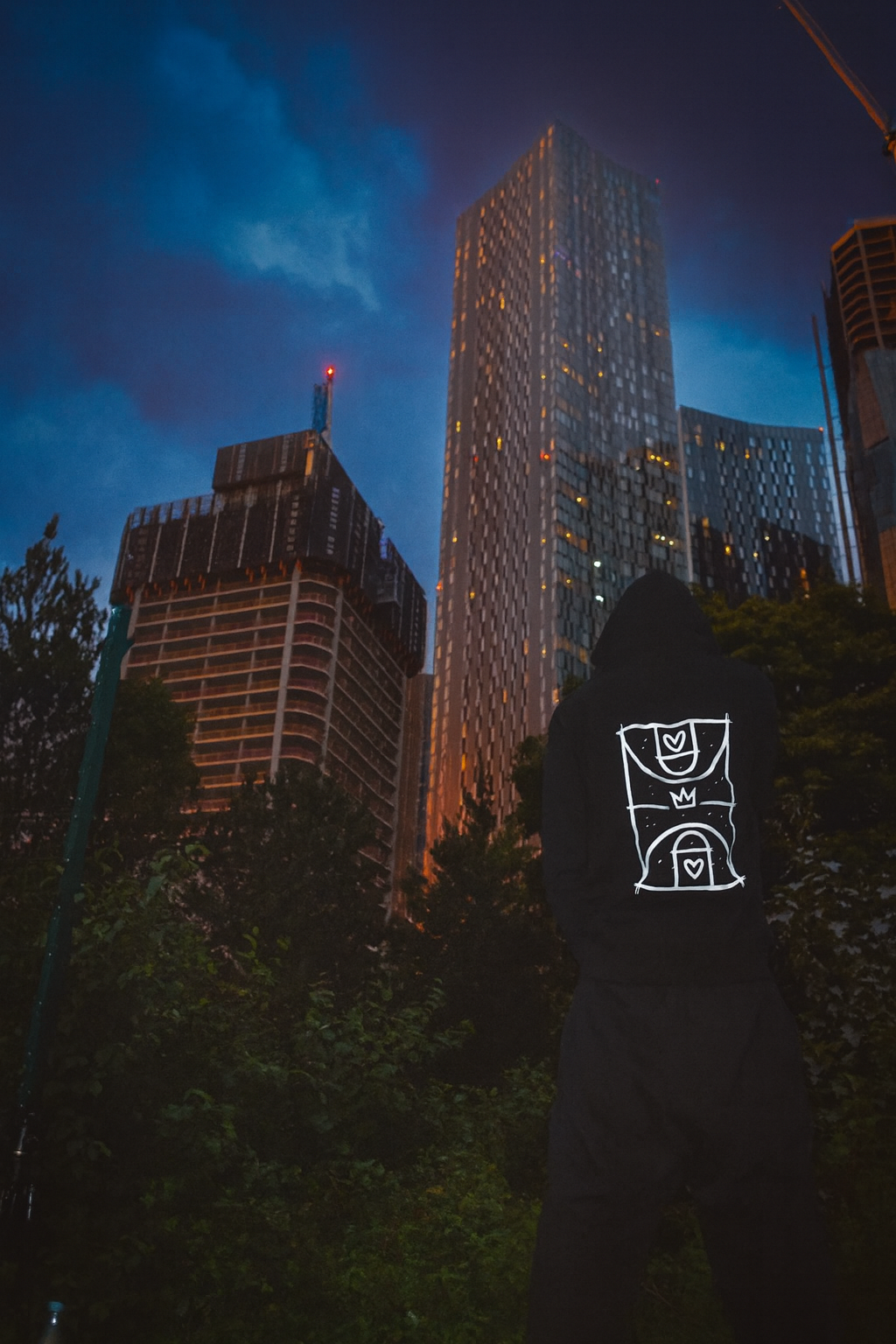 PREMIUM Black Court Hoodie