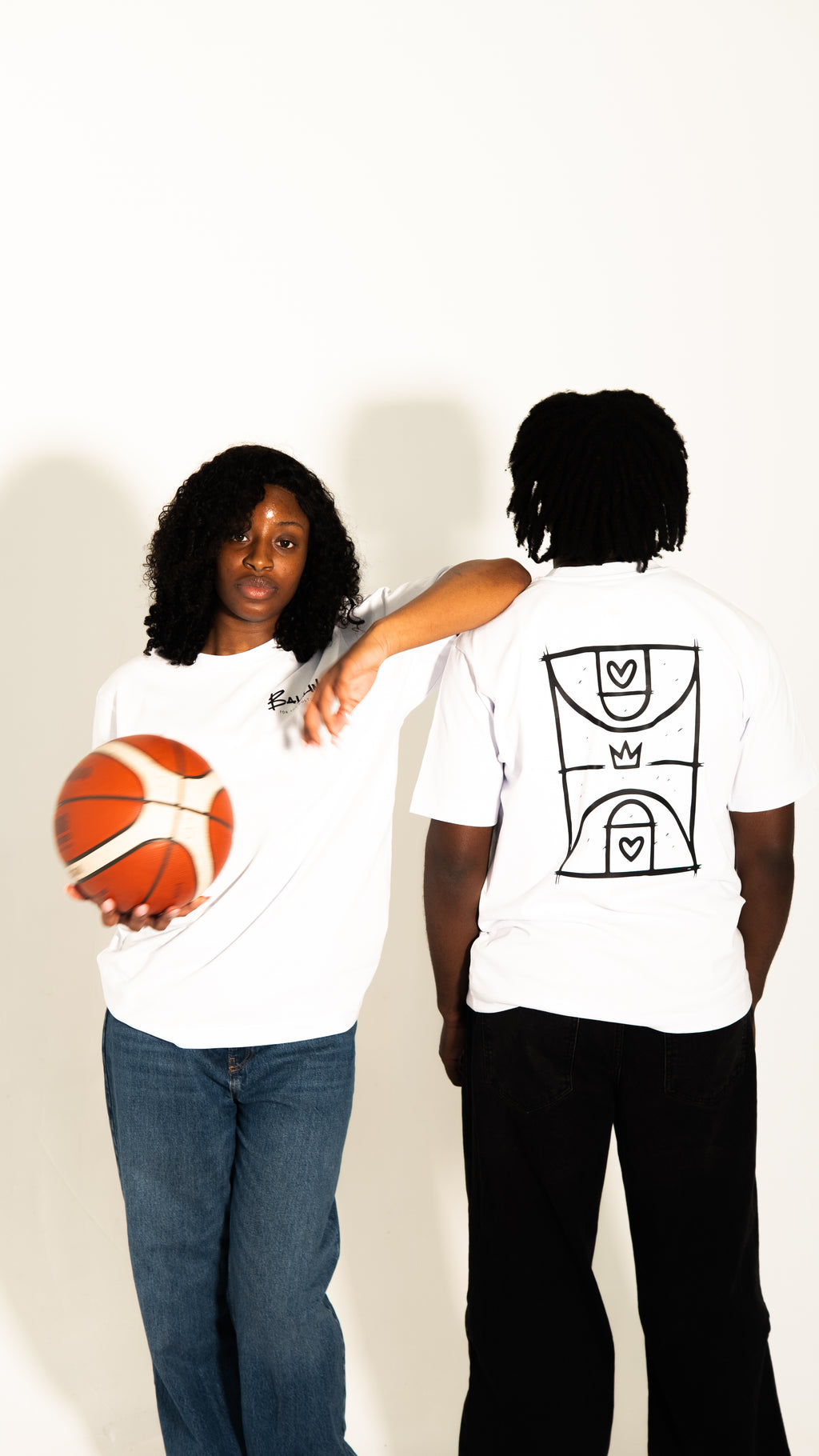 PREMIUM White Court T-Shirt