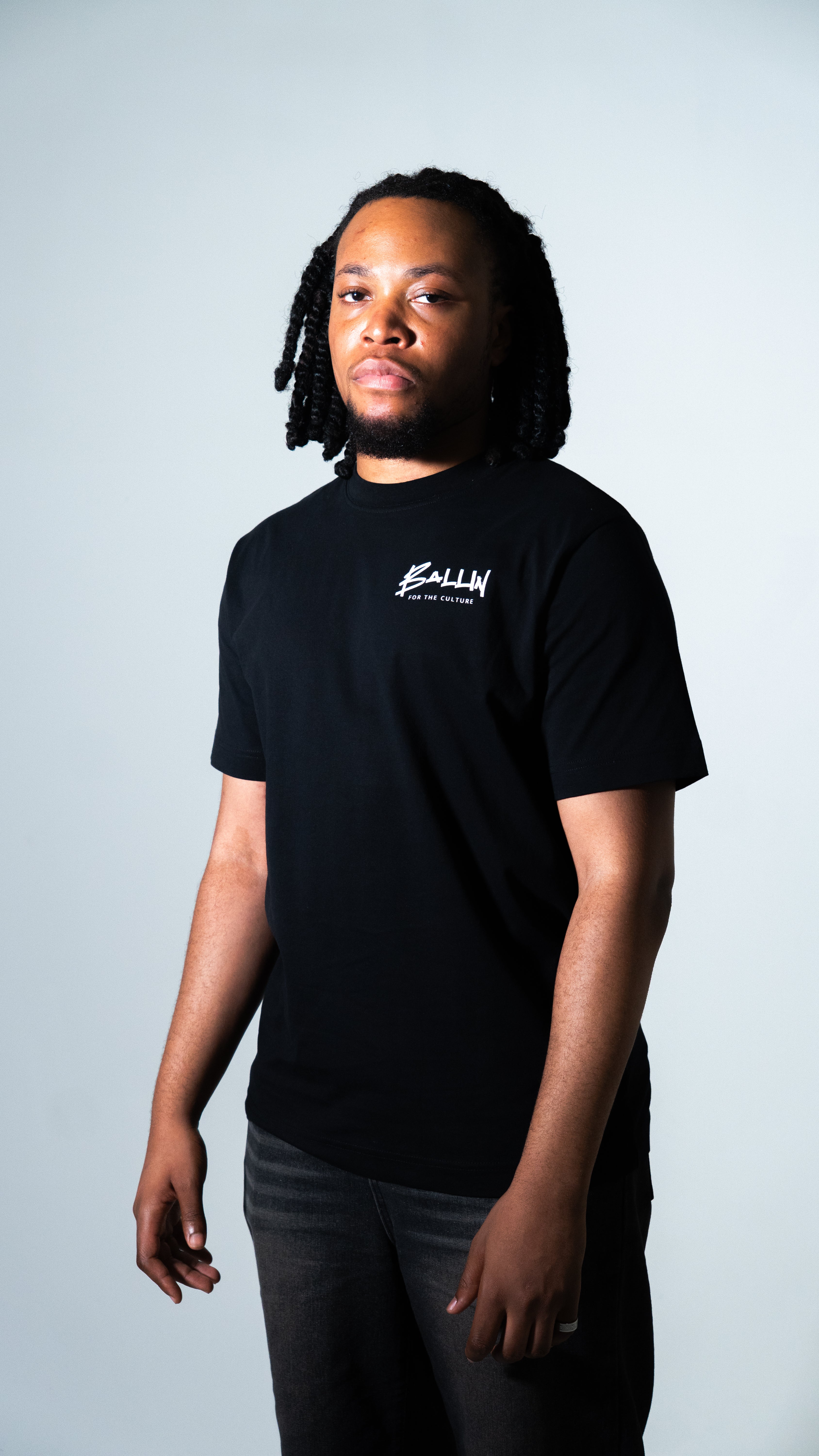 PREMIUM Black quote T- Shirt