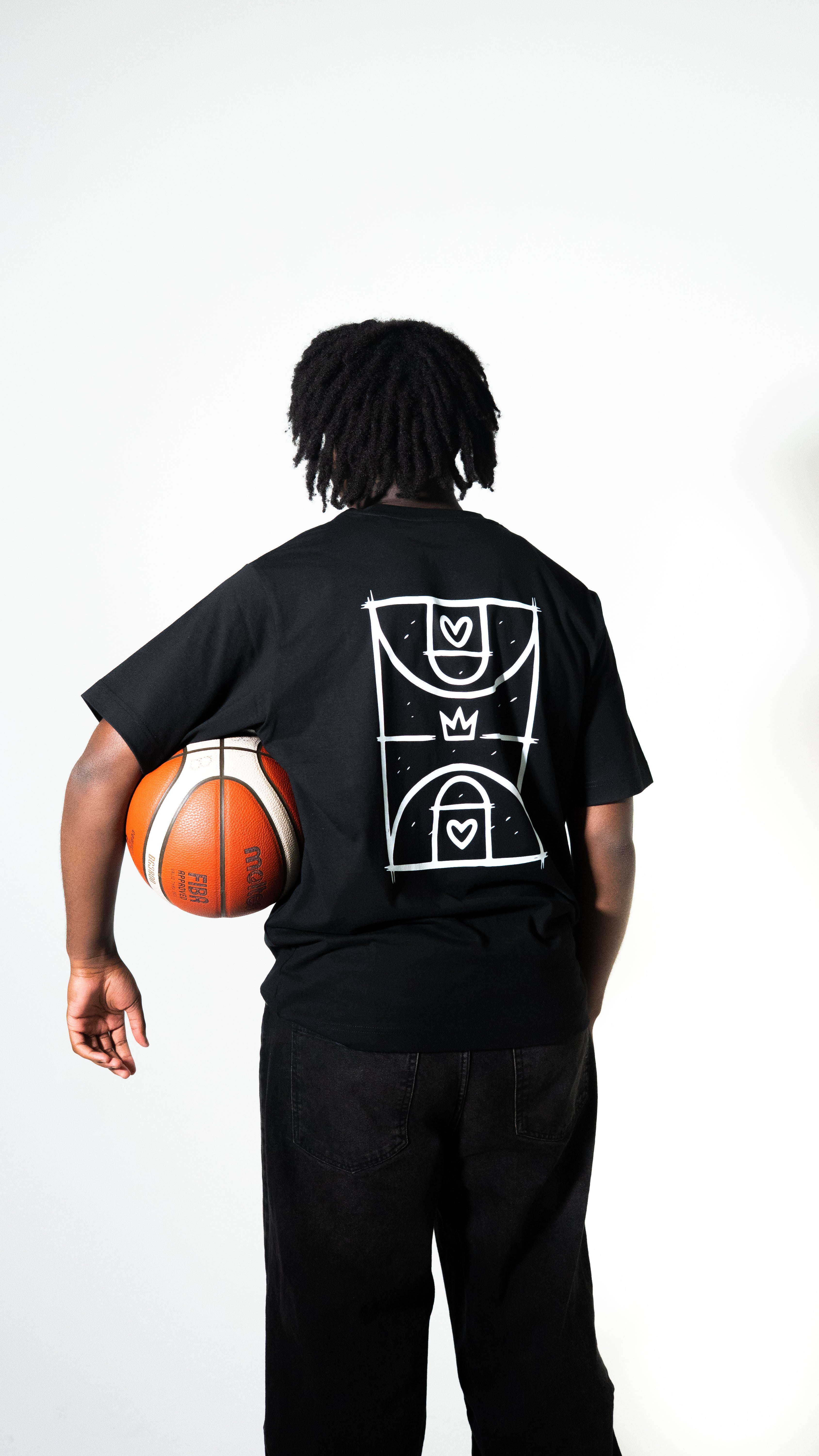 PREMIUM Black Court T- Shirt