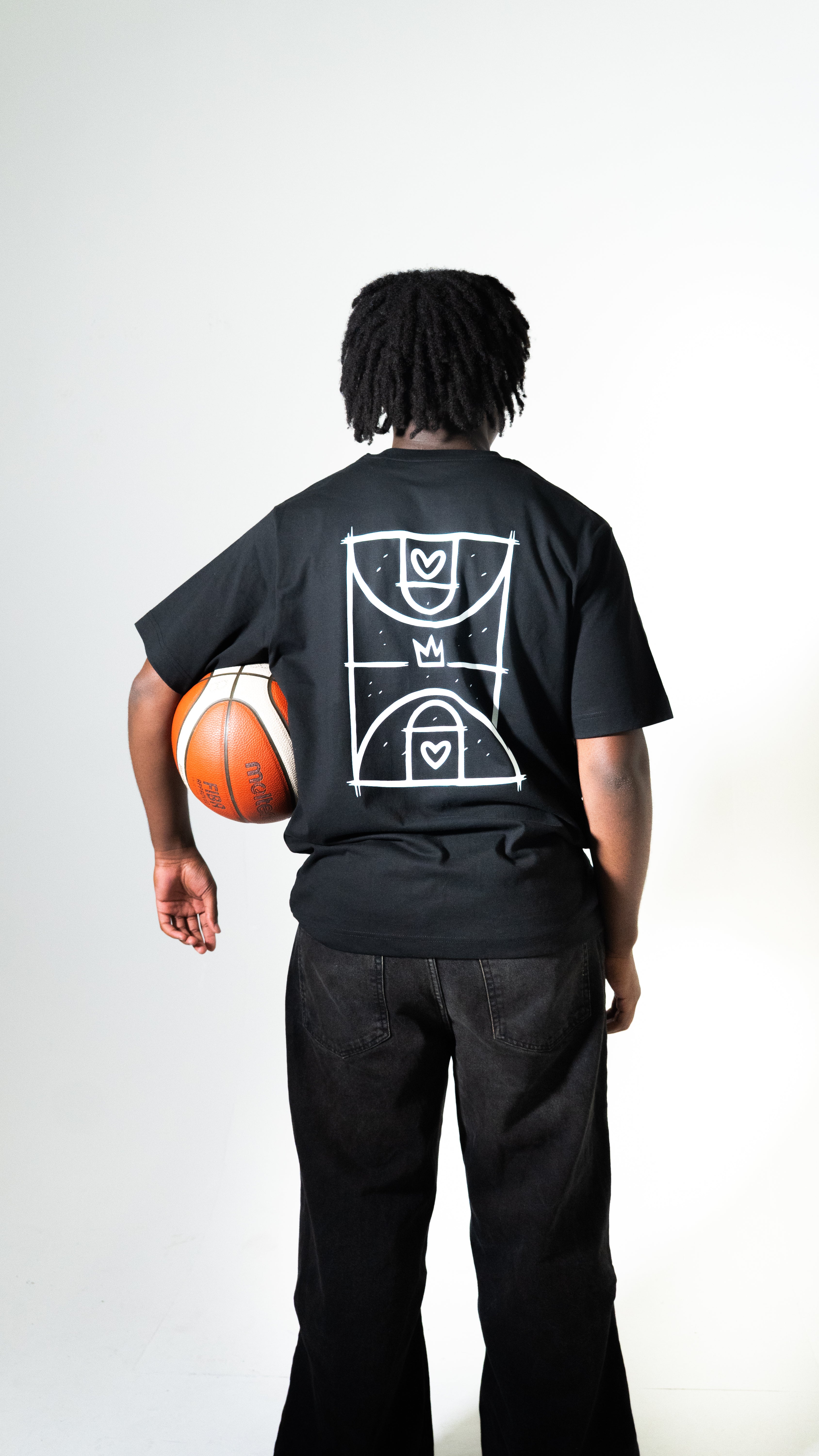 PREMIUM Black Court T- Shirt