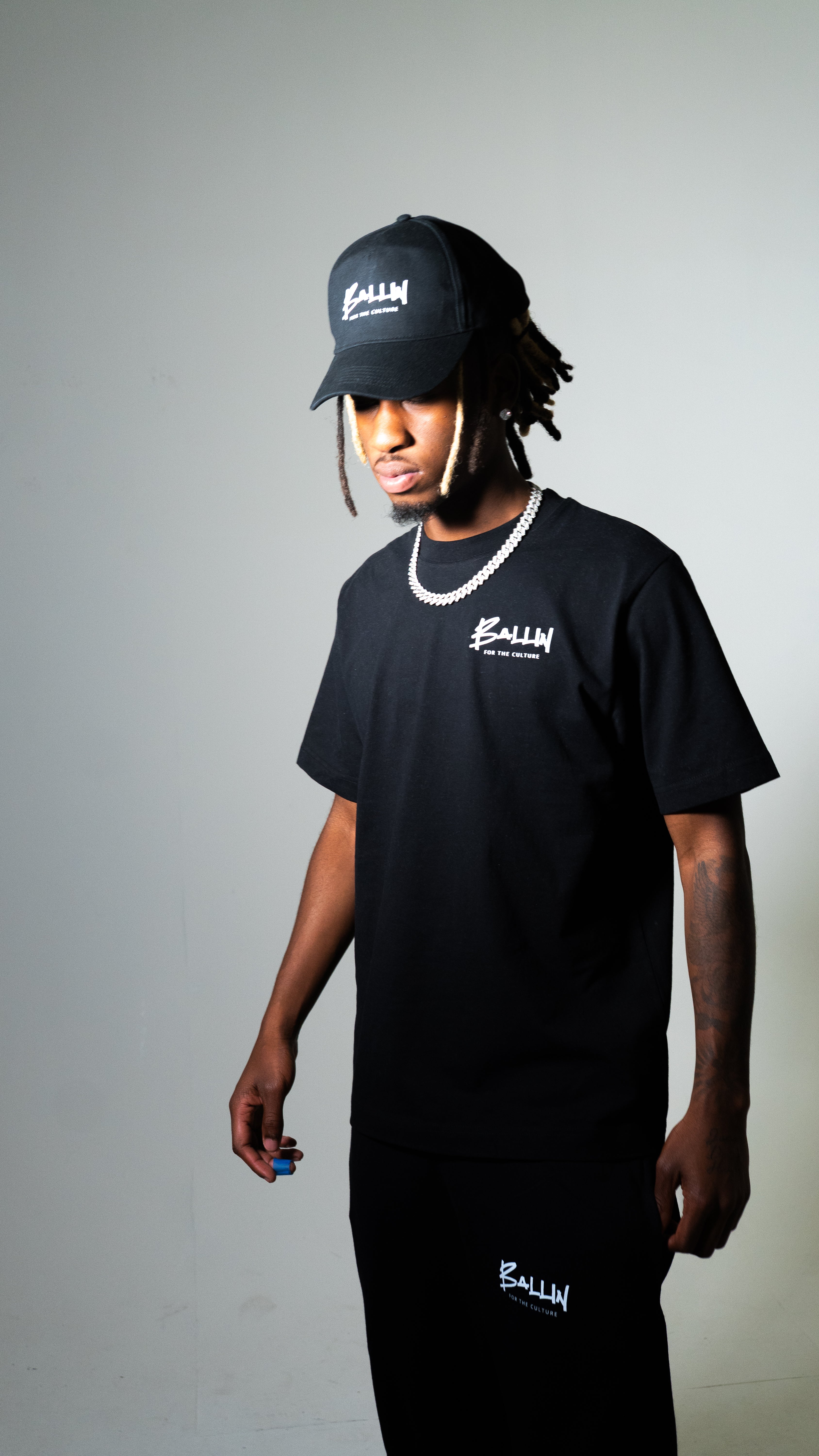 Ballin- Baseball cap black